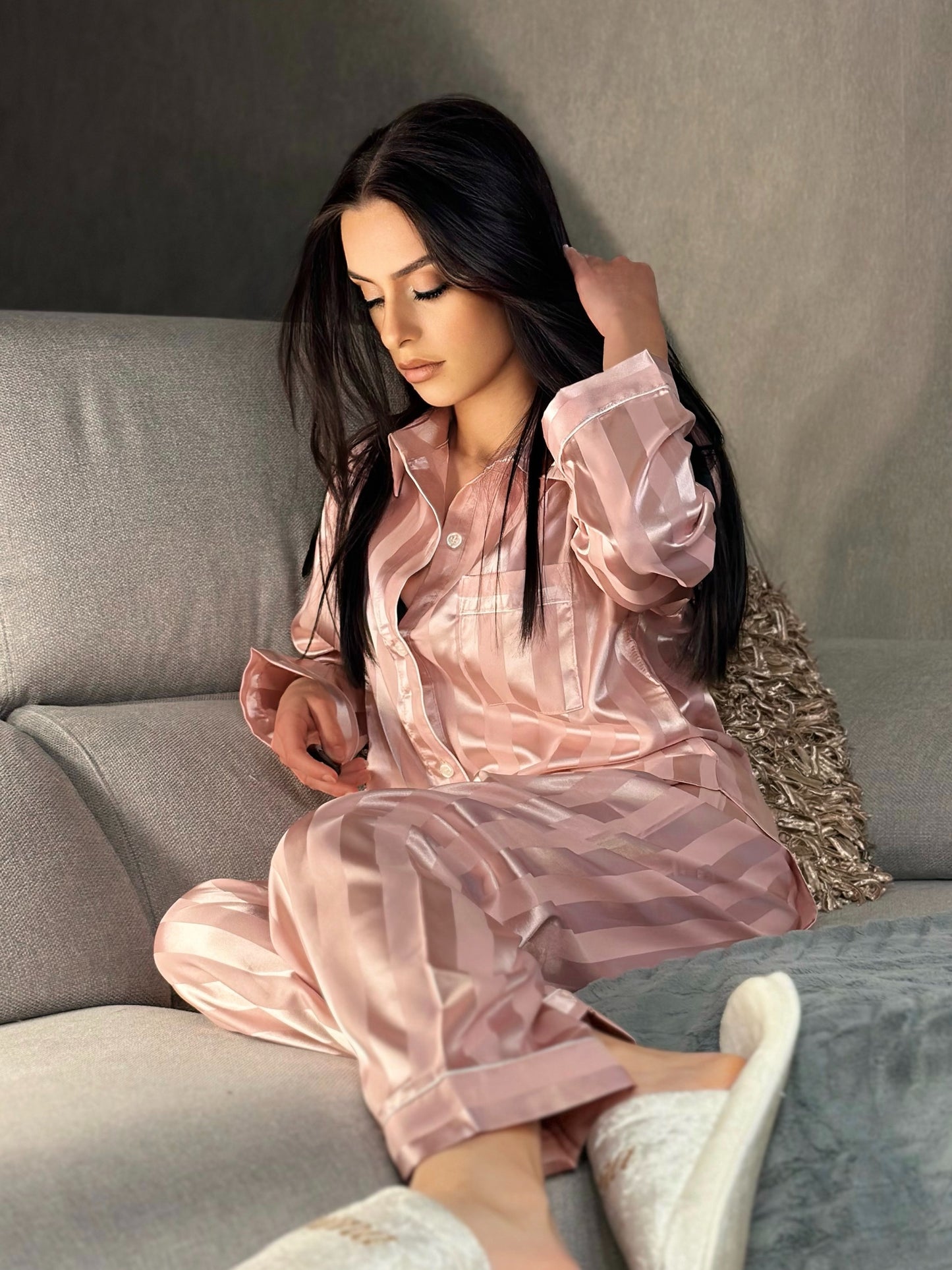 Ensemble de Pyjama à Rayures