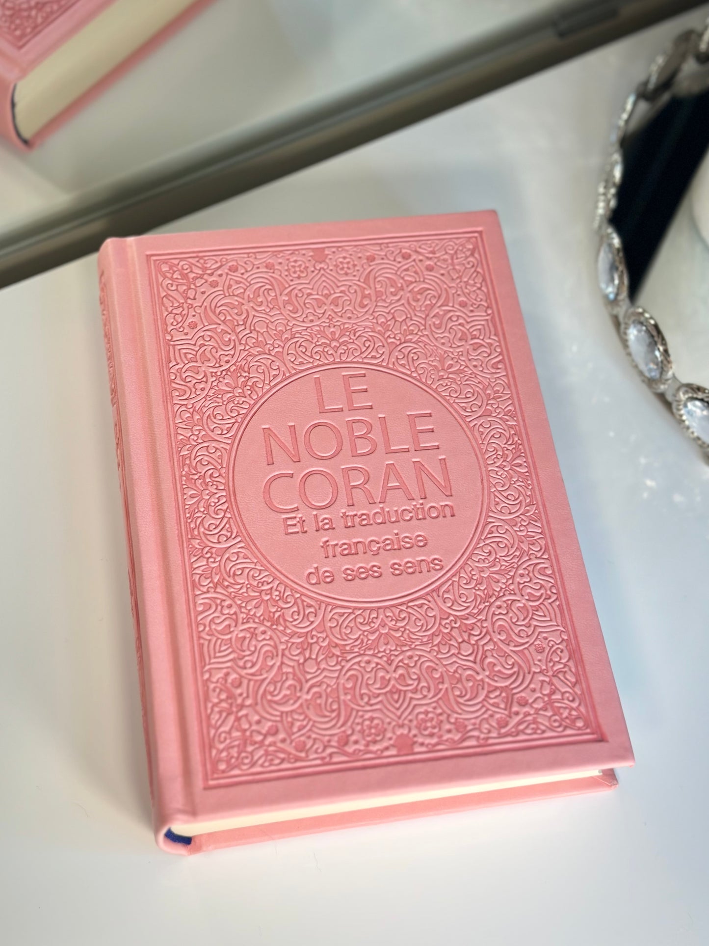 Coran arabe/francais (rose)